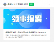 中国驻法兰克福总领馆提醒领区中国公民谨防不法分子伪造公章电信诈骗